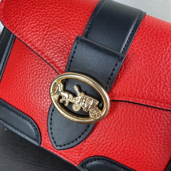 Coach Georgie Crossbody In Colorblock - Picture 2 of 9